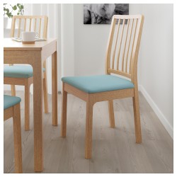 Фото2.Крісло,дуб, сидіння Orrsta світло-блакитний EKEDALEN IKEA 192.652.41